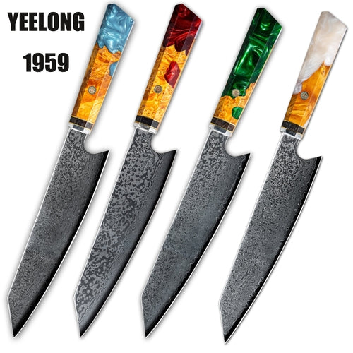 Damascus Steel Chef's Knife LeCrimson