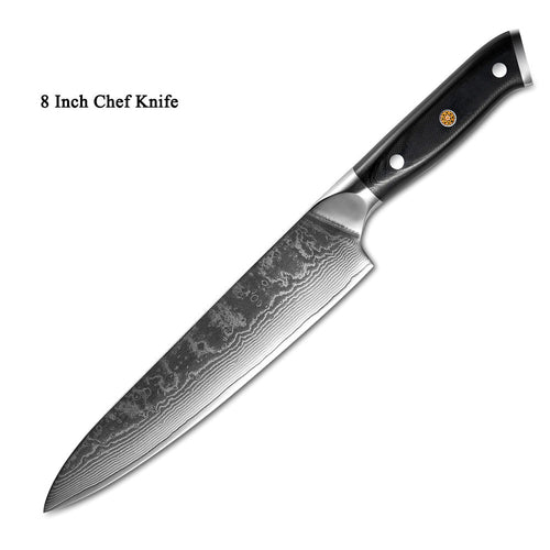 Japanese Damascus steel knife