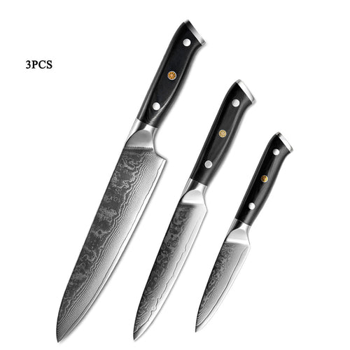 Japanese Damascus steel knife
