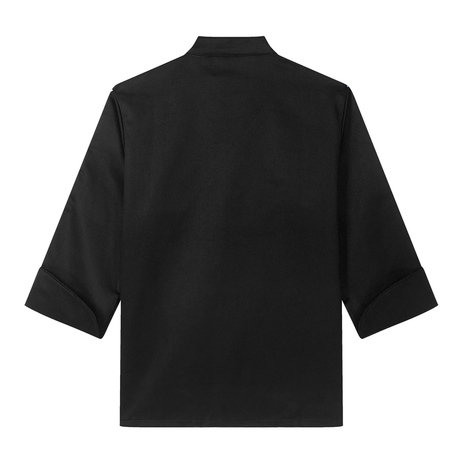 Mens Chef Shirt Work Uniform Cross-Over Collar