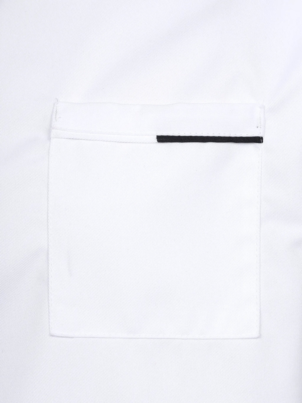Mens Chef Shirt Work Uniform Cross-Over Collar