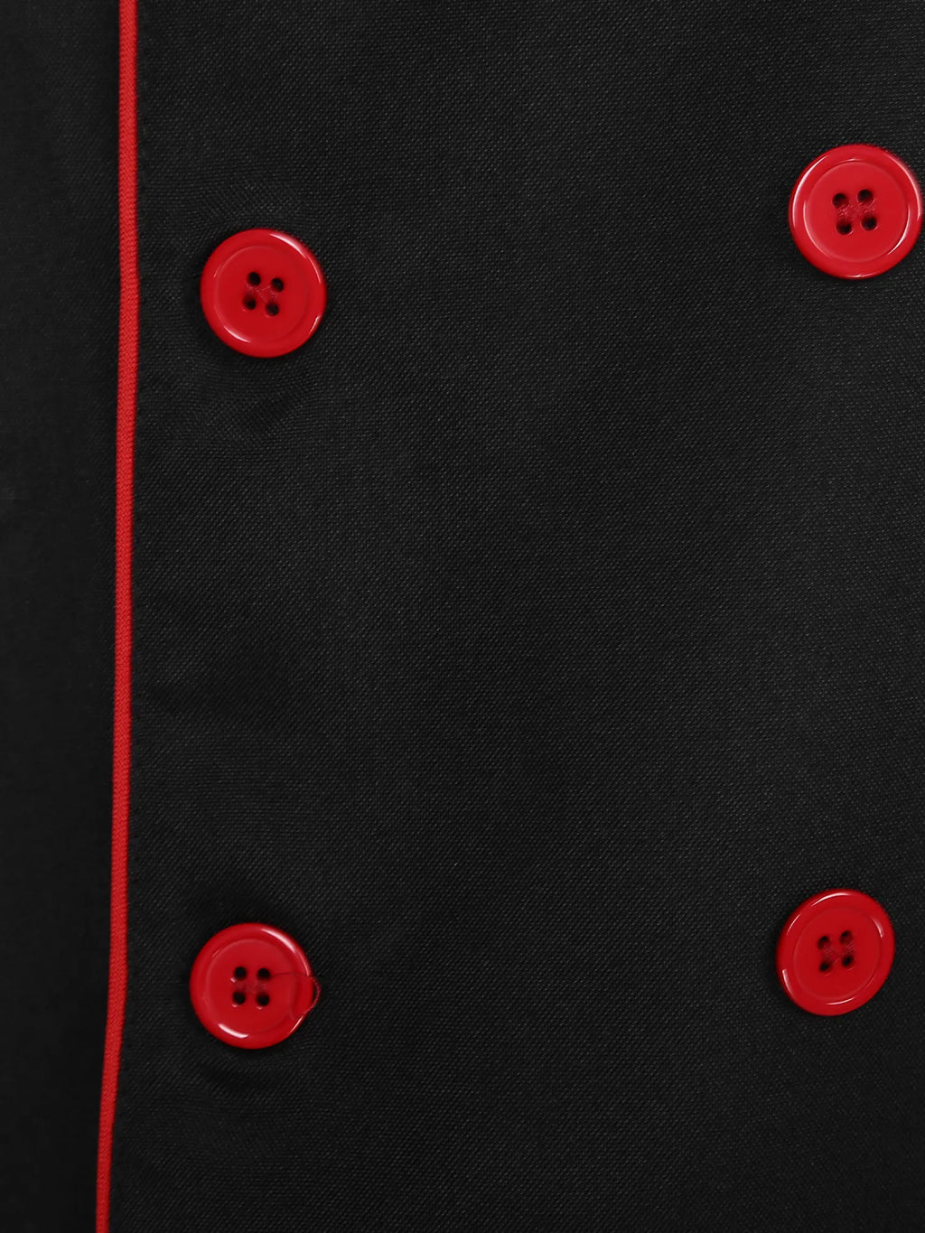 Mens Chef Jacket Long Sleeve Two-breasted Jacket Work Wear