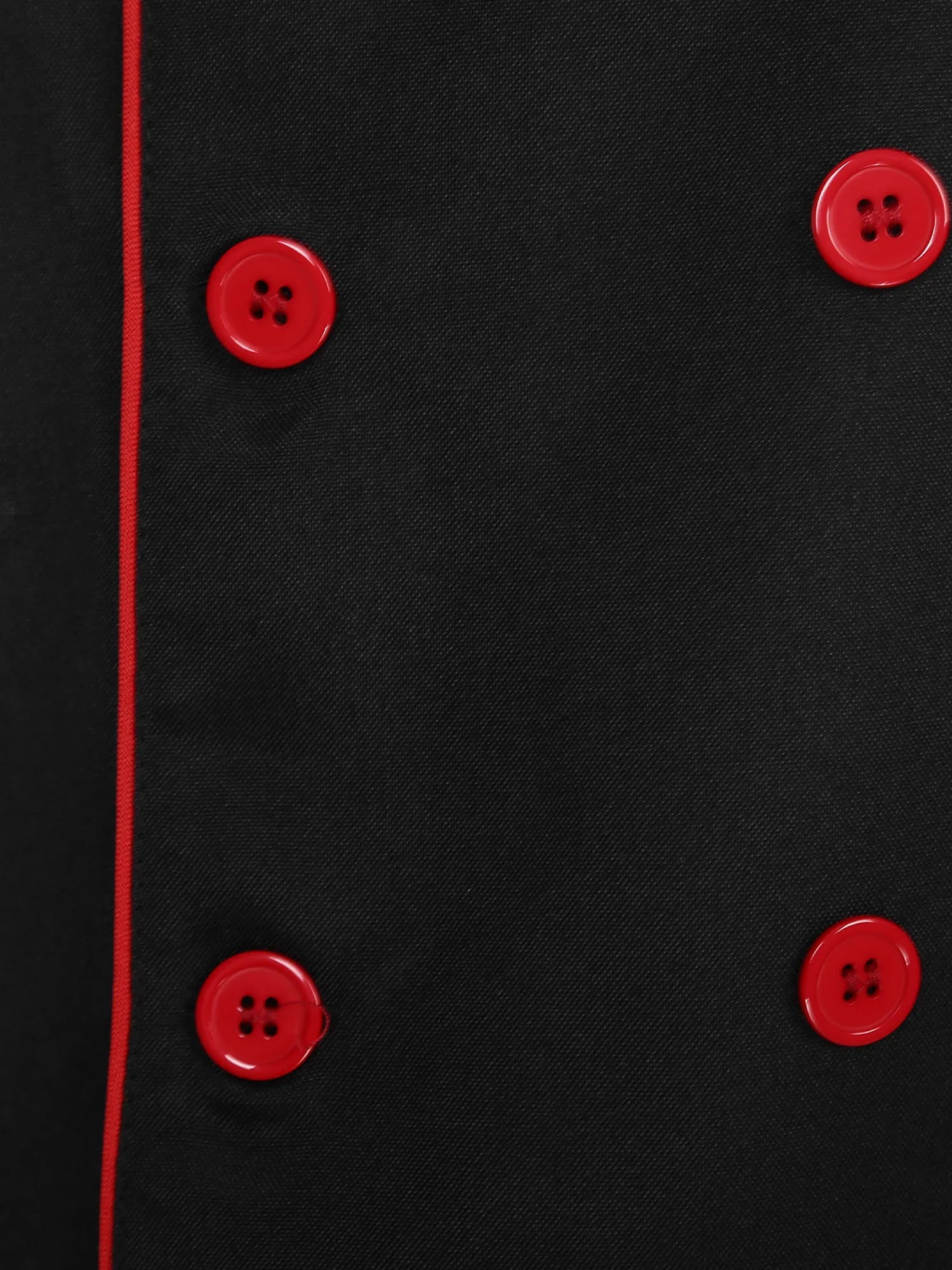 Mens Chef Jacket Long Sleeve Two-breasted Jacket Work Wear
